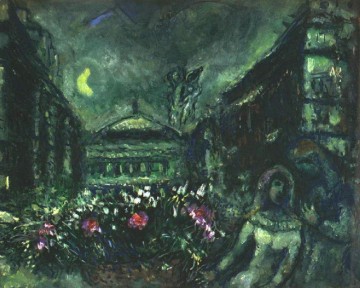 The Avenue of Opera contemporary Marc Chagall Oil Paintings